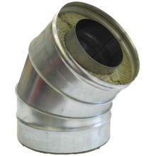 Сэндвич-колено 135° (430/0,5мм + оц.) Ф135х200