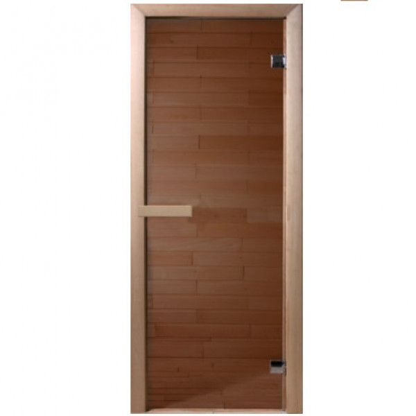 Дверь стеклянная 70х190 см (6 мм) Бронза DoorWood - купить в Тамбове